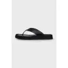 Ginza leather and suede slides