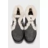 Suede insulated wedge ankle boots