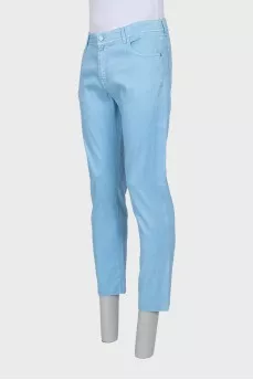 Чоловічі світло-блакитні джинси mom fit