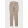 Low-waist tapered trousers with pockets