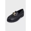 Black Gancini loafers