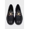 Black Gancini loafers