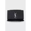 Leather bag with logo Kate 