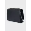 Leather bag with logo Kate 