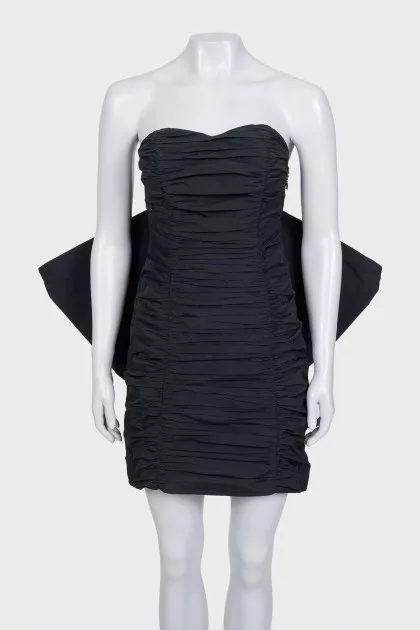 Black dress with a massive bow