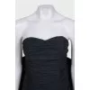 Black dress with a massive bow