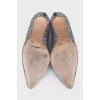Shoes with sequins