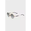 Sunglasses with metallic gold frame