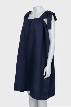 Loose sundress with straps and ties