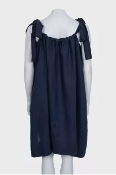 Loose sundress with straps and ties