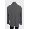Men's zip-up jumper with tag
