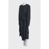 Long sleeve pinstripe dress
