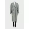 Green wool coat