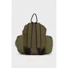 Men's green backpack