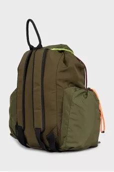 Men's green backpack