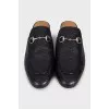 Princetown Embossed Brown Mules