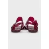 Pink Zip-Tie Jelly Sandals