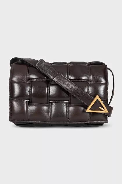 Padded Cassette Brown Crossbody