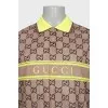 Men's polo shirt with tag
