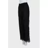 Lace pants with tag
