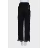 Lace pants with tag