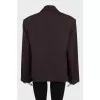 Cropped wool jacket