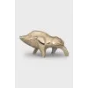 Golden crystal figurine
