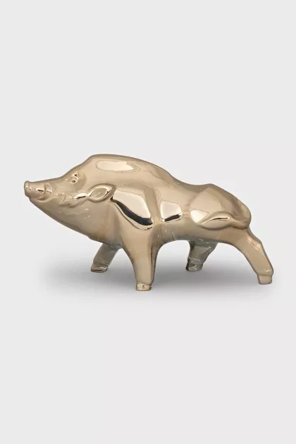 Golden crystal figurine
