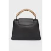 Bag Capucines BB Black Taurillon Leather and Python