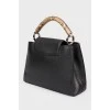 Bag Capucines BB Black Taurillon Leather and Python