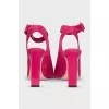Hot pink slingbacks