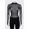 Black long sleeve with signature print