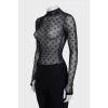 Black long sleeve with signature print