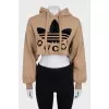 Brown hoodie by Gucci x Adidas with tag