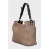 Antheia suede shopper