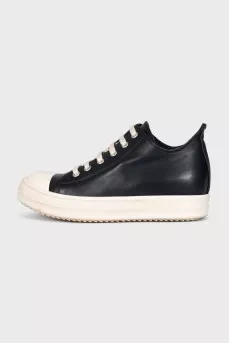 Черные высокие кеды Sneaks Low