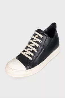 Черные высокие кеды Sneaks Low