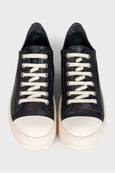 Черные высокие кеды Sneaks Low