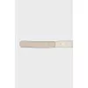Beige belt with logo