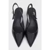 Sfera slingbacks with tag