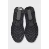 Men's insulated black sneakers