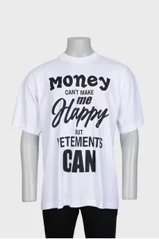 Men's oversized T-shirt with tag