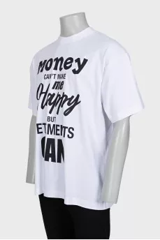 Men's oversized T-shirt with tag