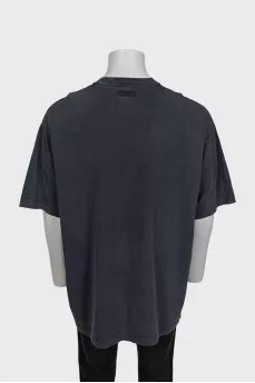 Чоловіча футболка oversize з фірмовим логотипом