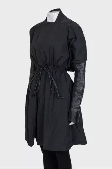 Black fitted coat