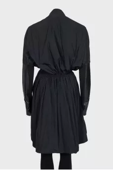 Black fitted coat