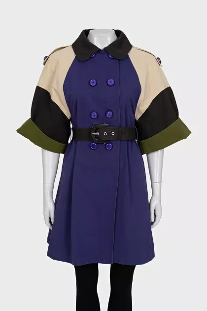 Vintage cropped trench coat