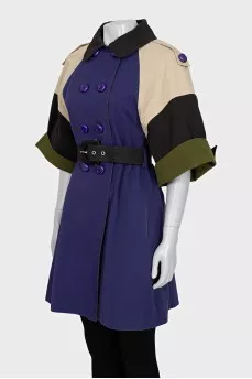 Vintage cropped trench coat