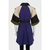 Vintage cropped trench coat