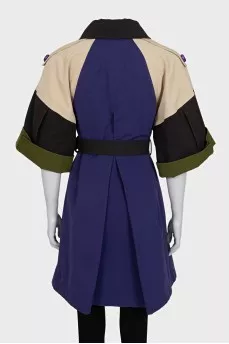 Vintage cropped trench coat
